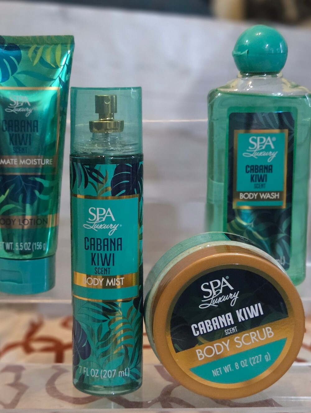 Spa Luxury Cabana Kiwi Scented Body Set - 4pcs